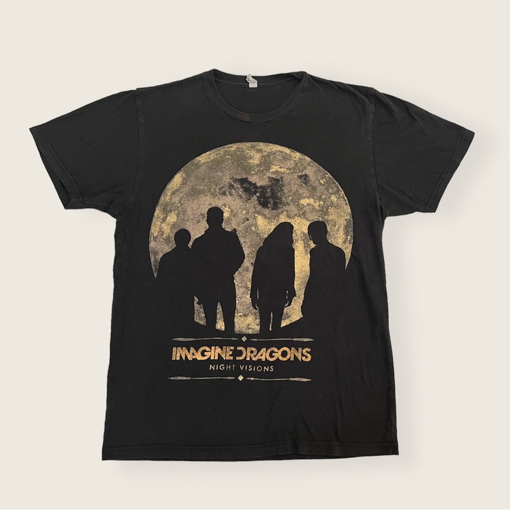 Vintage Style Imagine Dragons “Night Visions” Tour 2013 Band Tee